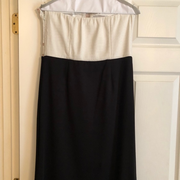 GB Mesh Inset strapless gown Prom Formal - Picture 4 of 5